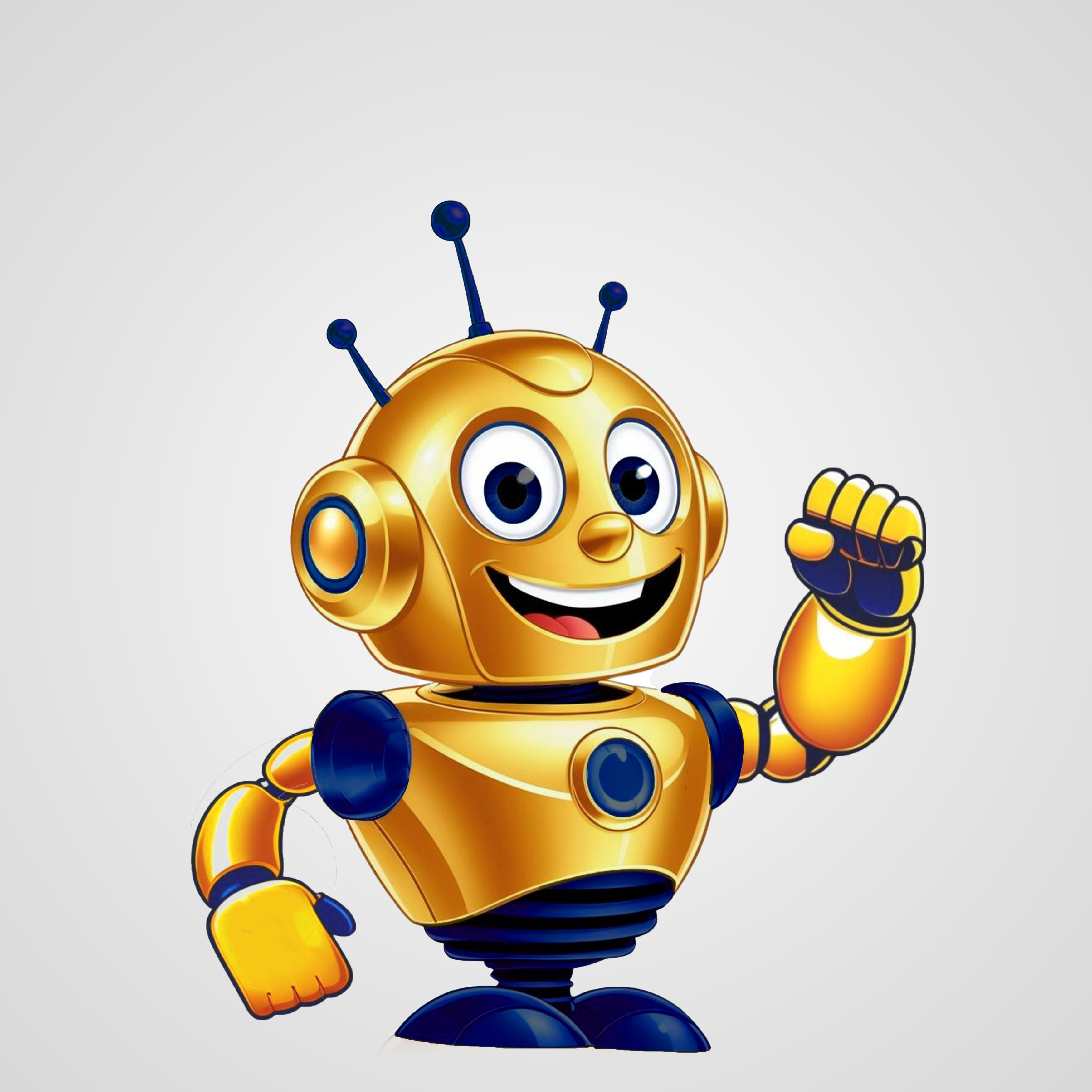 AI-Powered Reputation Management Robot with Fist Bump